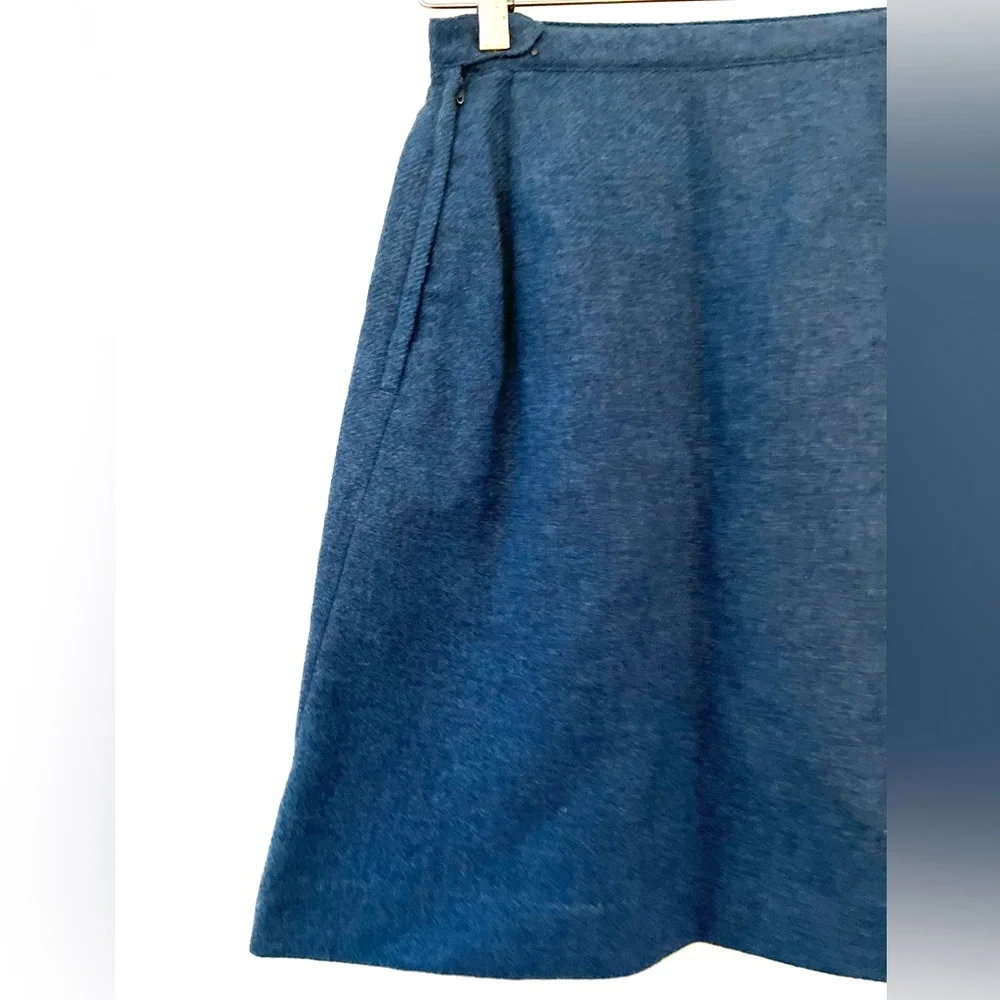 Vintage Ann Taylor Sportwear Designed by Gordon Ford Wool A-Line Short Skirt XS